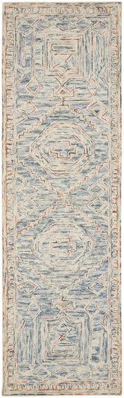Interlock ITL02 Blue Multicolor Rug - Runner