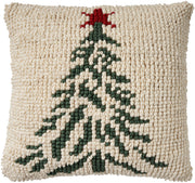Holiday Pillows DC857 Ivory 20" x 20" Throw Pillows