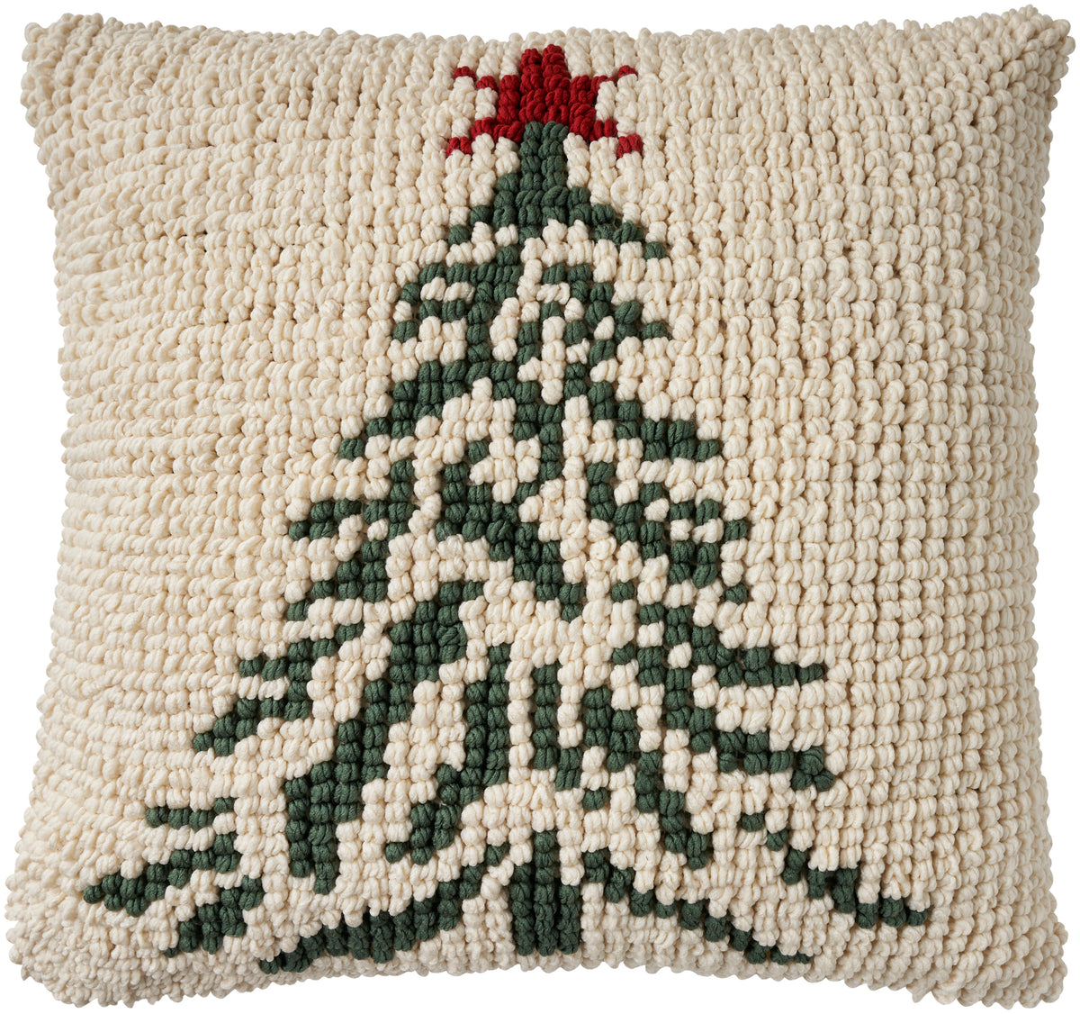 Holiday Pillows DC857 Ivory 20" x 20" Throw Pillows