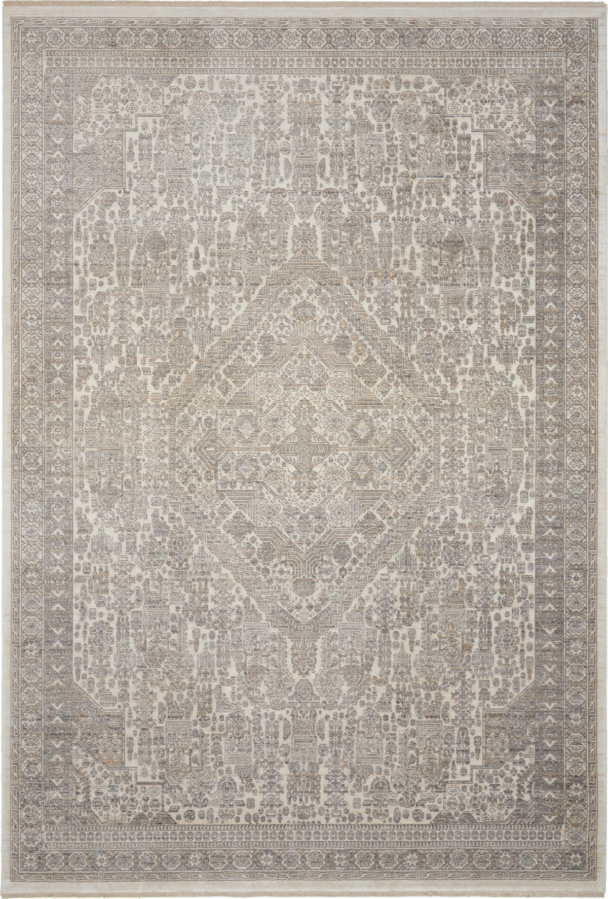 Lustrous Weave LUW02 Ivory Beige Rug - Rectangle