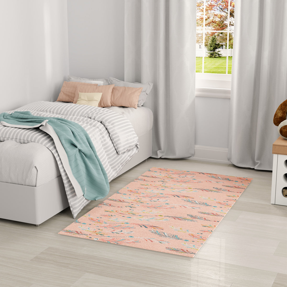 Imagination IMA12 Pink Multicolor Rug - room scene