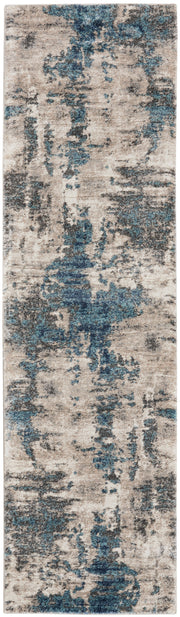 American Manor AMR04 Ivory Blue Rug - Runner