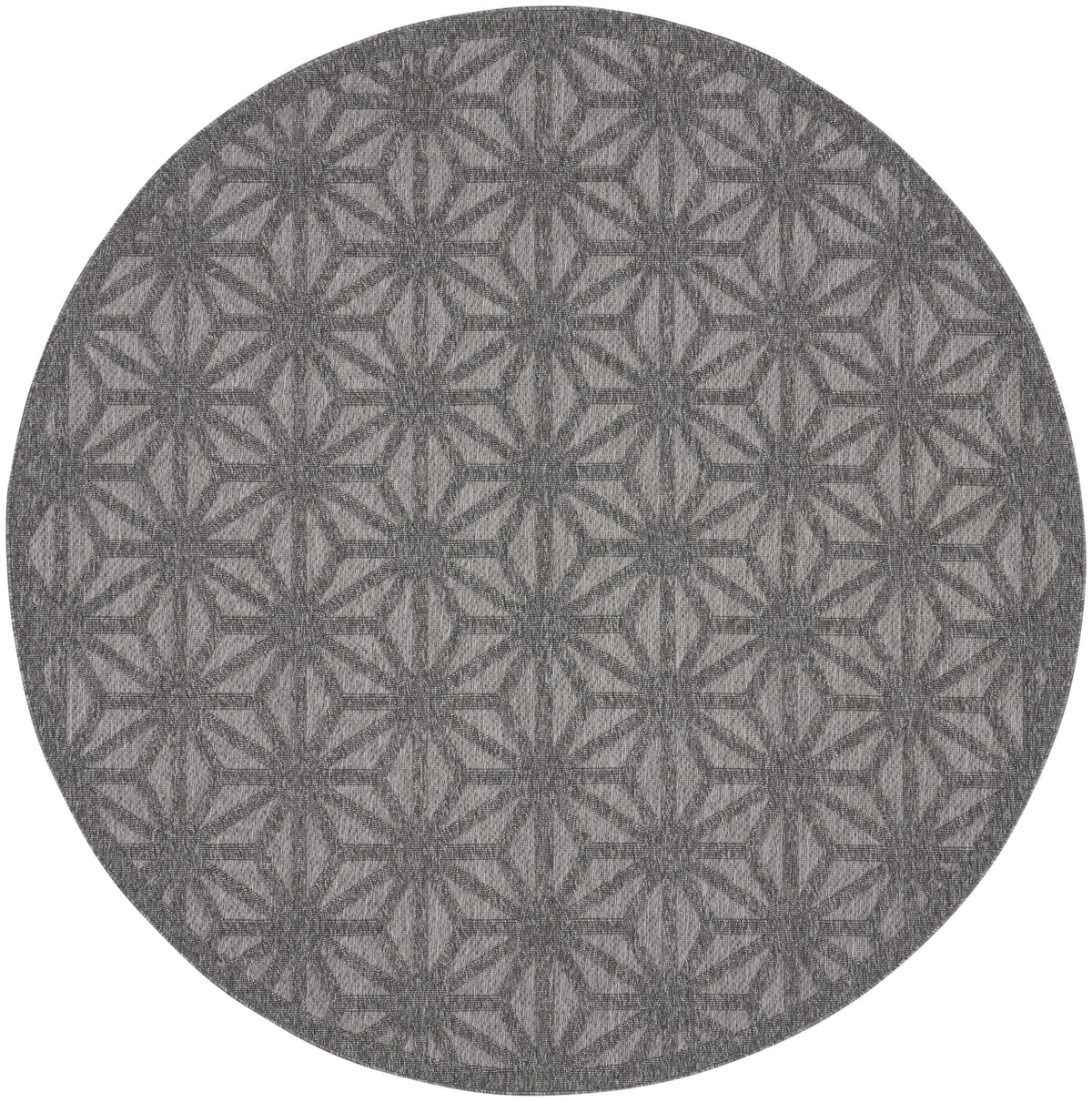 Cozumel CZM01 Dark Grey Rug - Round