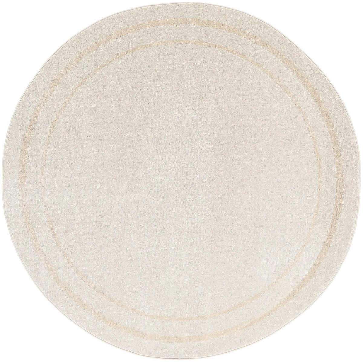Nourison Essentials NRE02 Ivory Gold Rug - Round