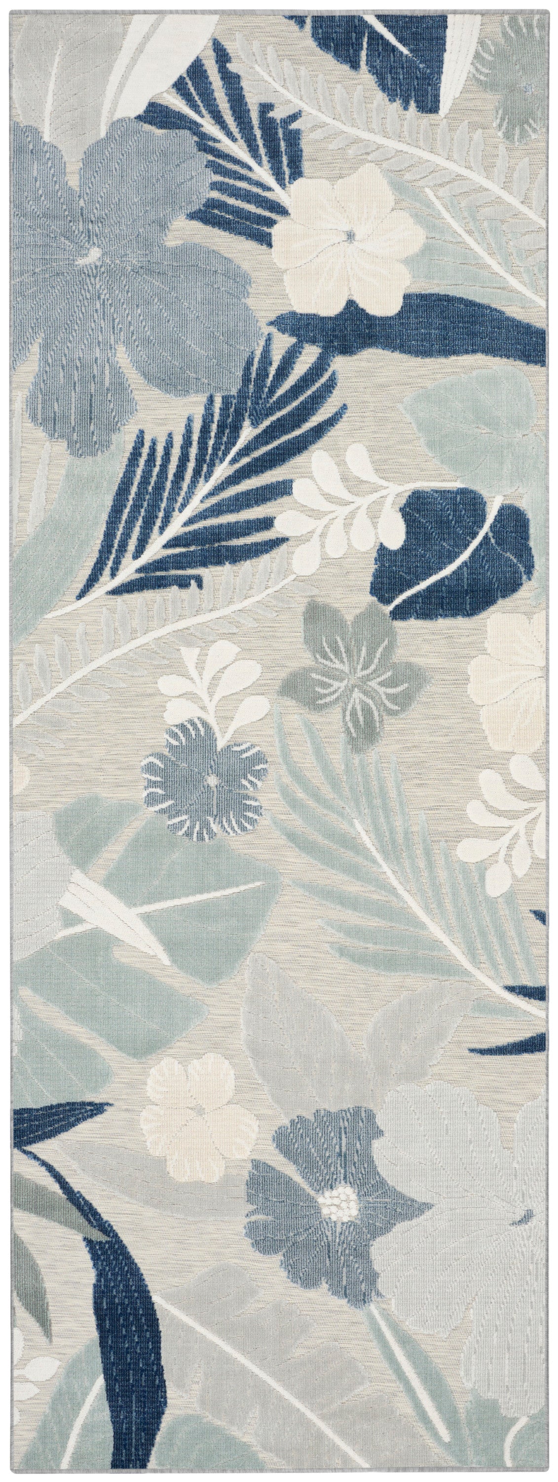 Suncoast SNC01 Grey Navy Rug - Runner