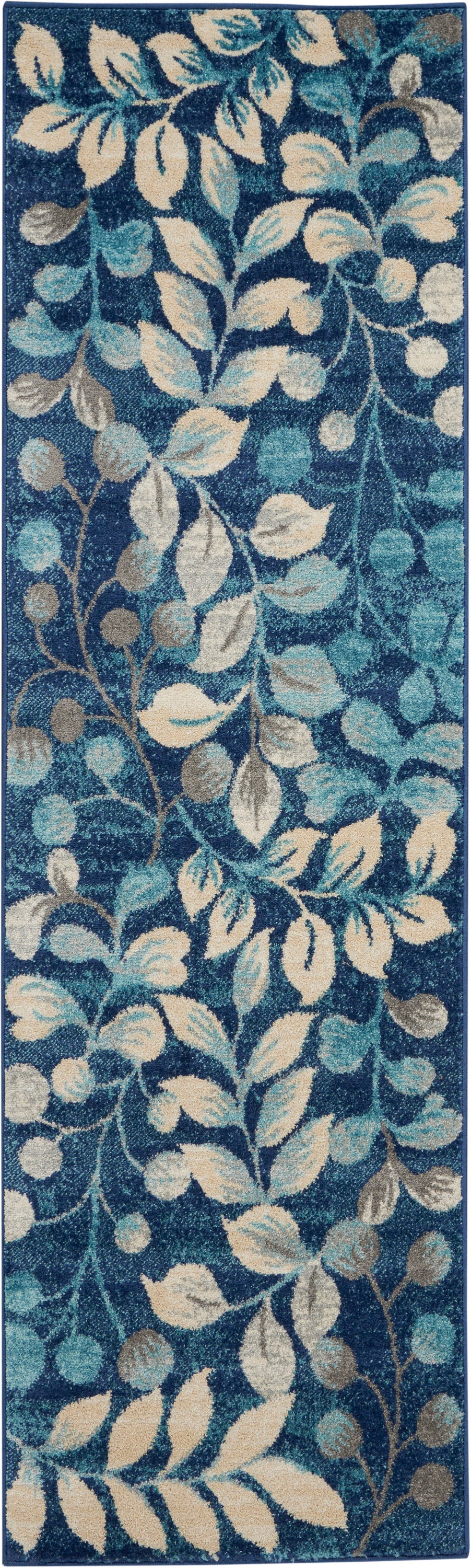 Tranquil TRA03 Navy Rug - Runner