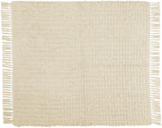 Lifestyle GT037 Cream 50" x 60" Throw blankets