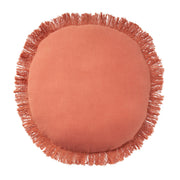 Sofia RC993 Coral 20" x 20"round Throw Pillows