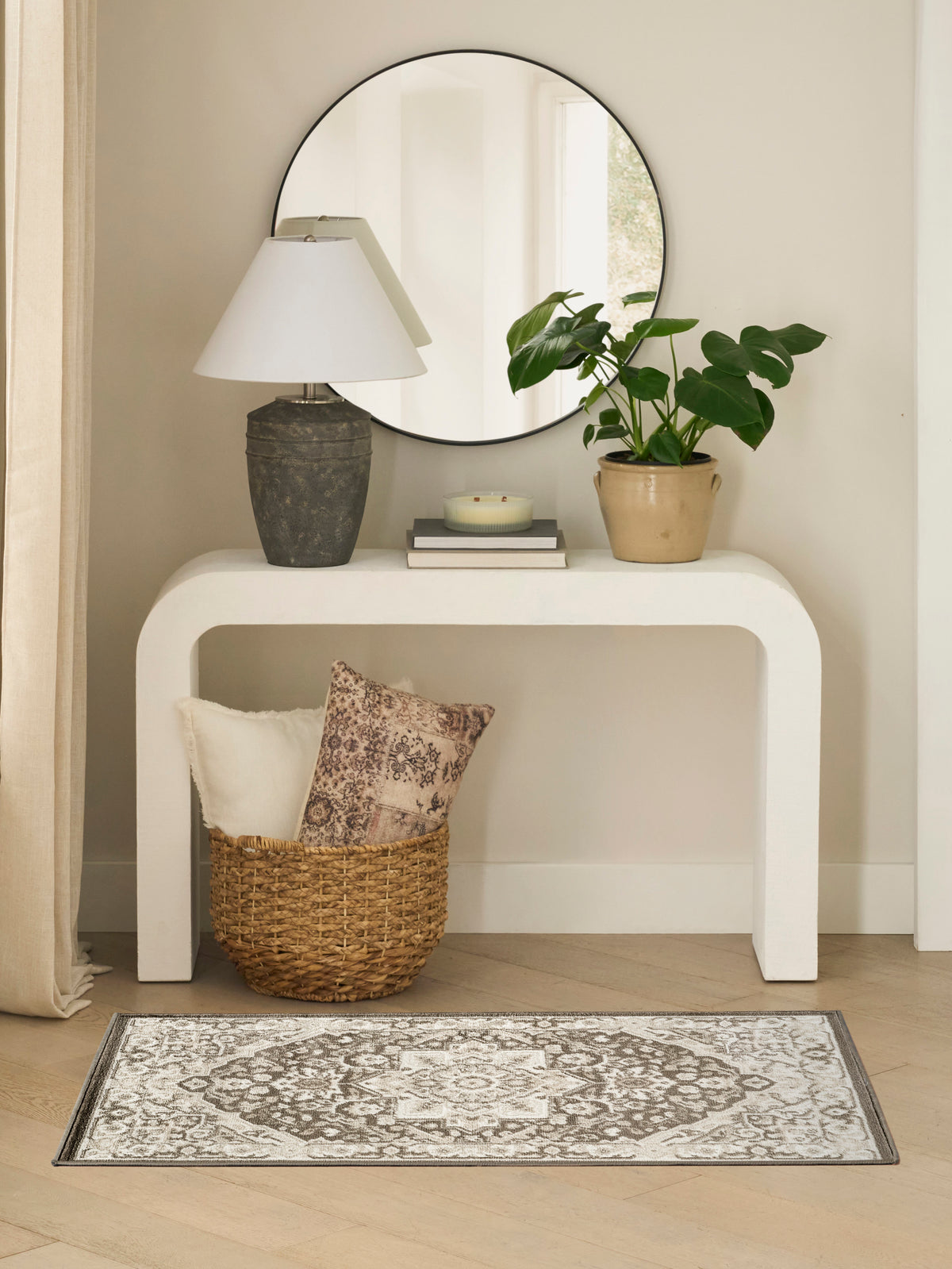 Dekor DEK08 Brown Ivory Rug - room scene