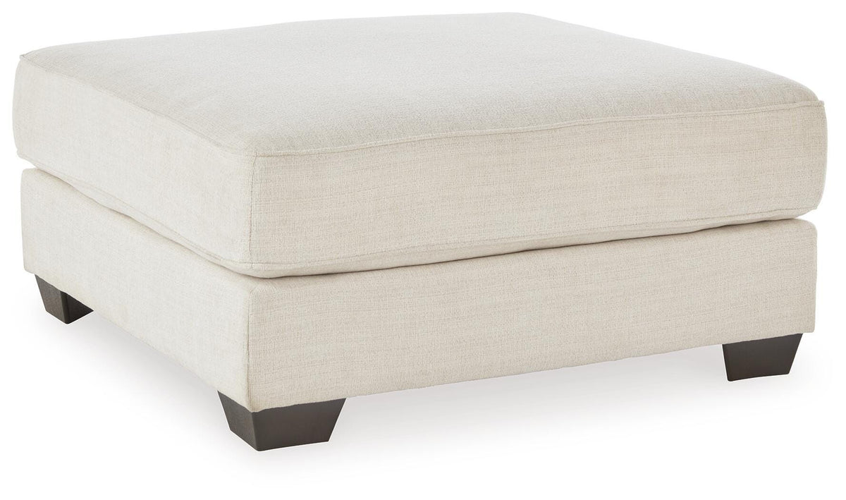 Lerenza Oversized Accent Ottoman Chenille