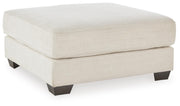 Lerenza Oversized Accent Ottoman Chenille