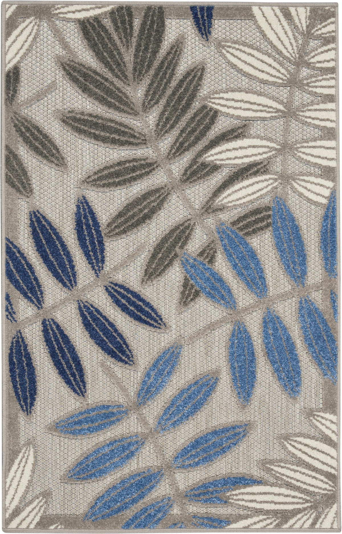 Aloha ALH18 Grey Blue Rug - Rectangle