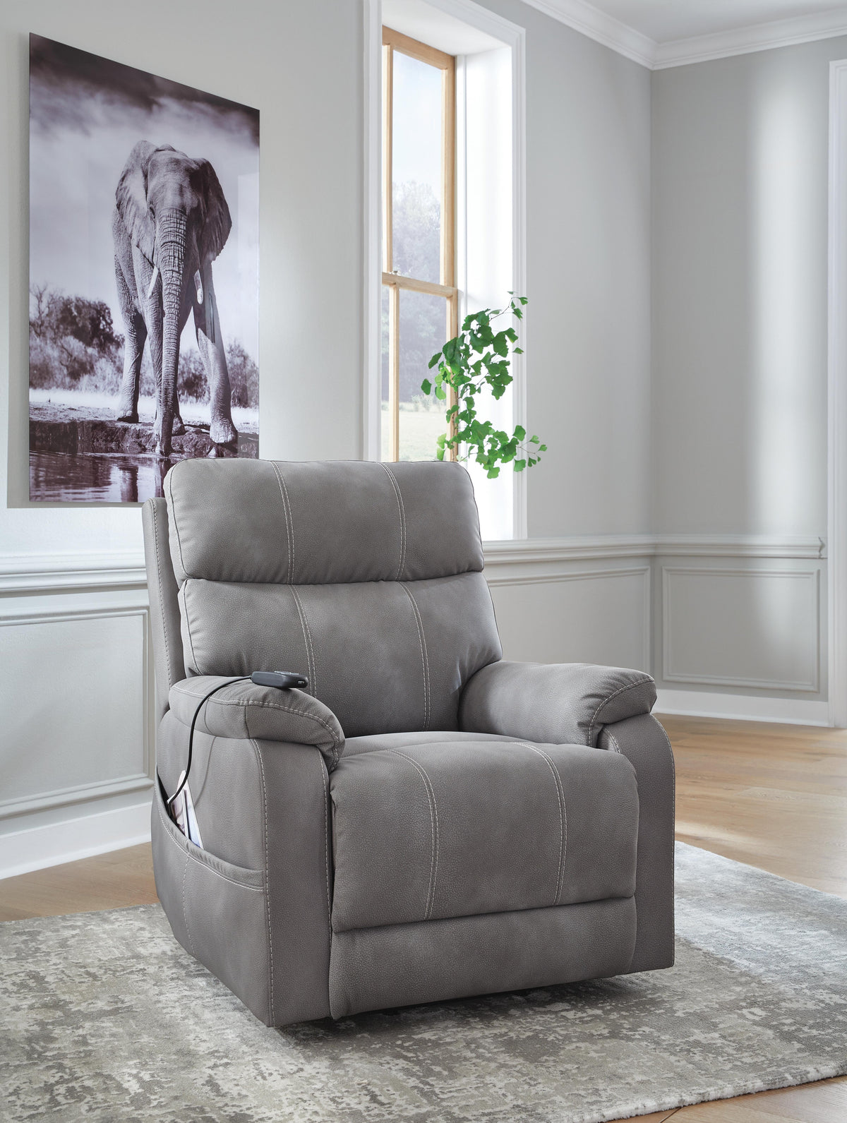 Next-Gen Durapella Power Lift Recliner Microfiber