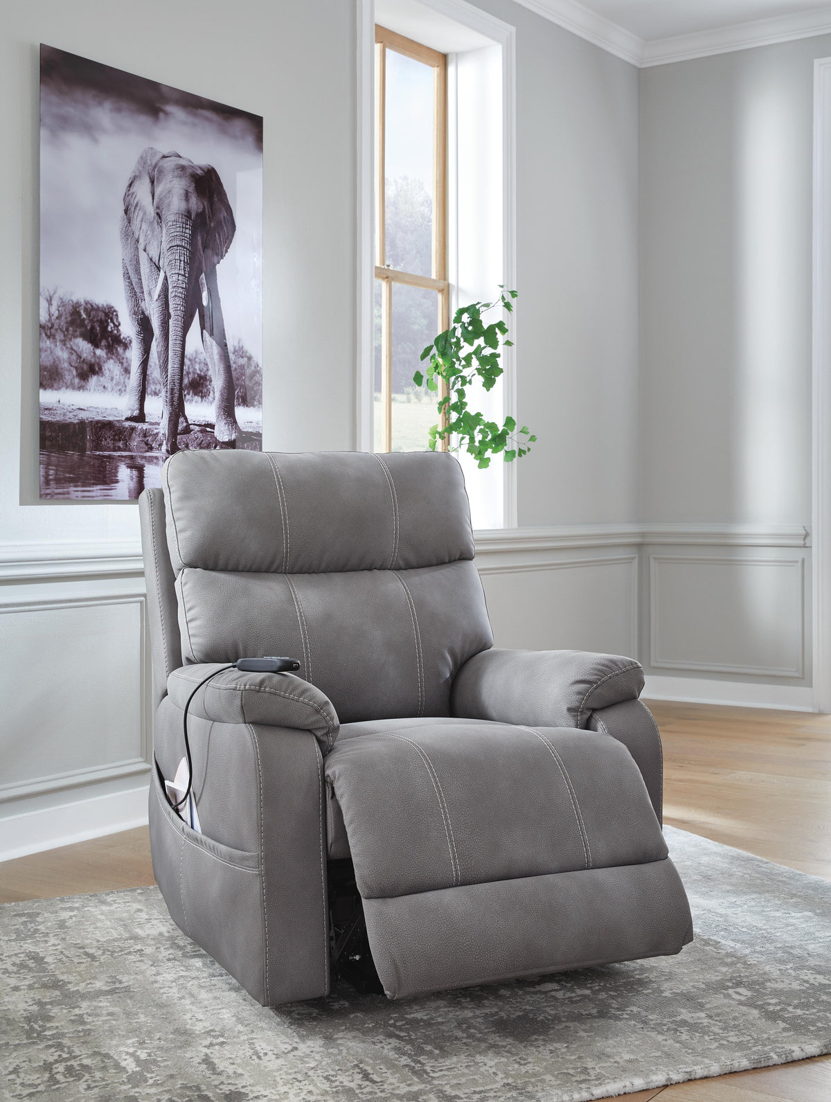 Next-Gen Durapella Power Lift Recliner Microfiber