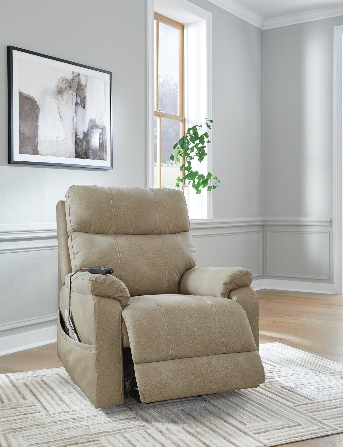 Next-Gen Durapella Power Lift Recliner Microfiber
