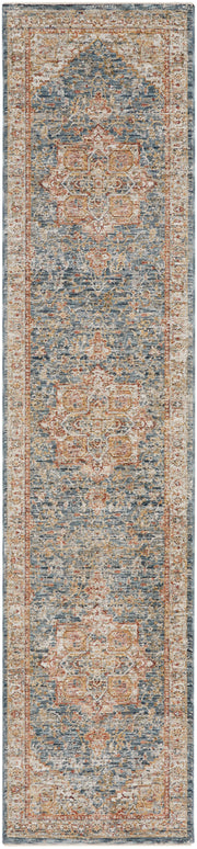 Sahar SHR06 Ivory Blue Rug - Runner