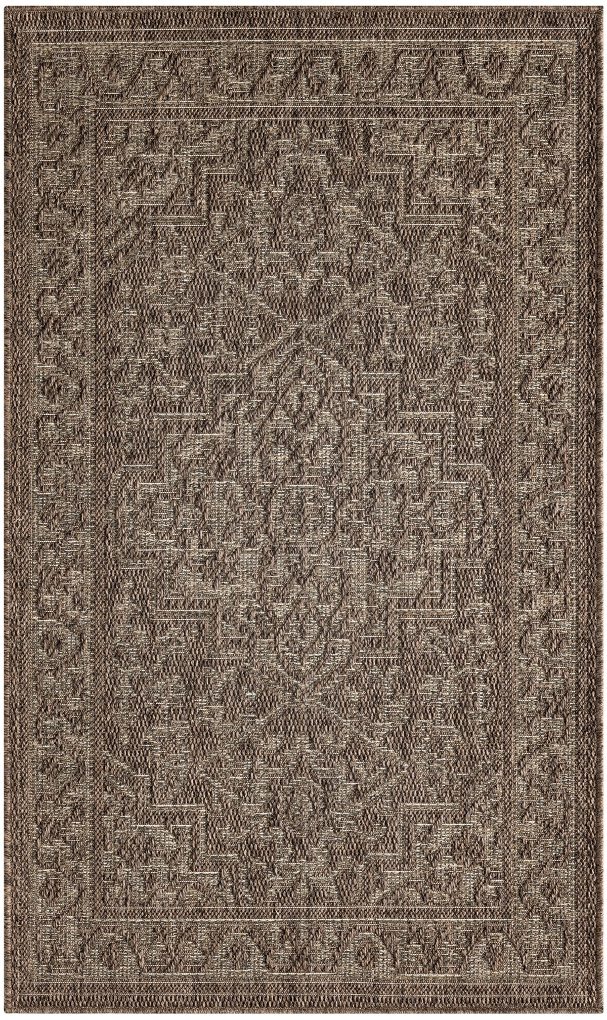 Tulum TLM05 Brown Rug - Rectangle