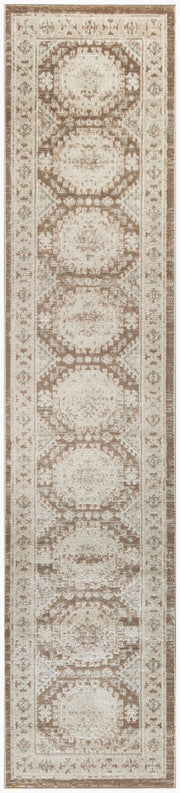 Serenity Home SRH01 Ivory Mocha Rug - Runner