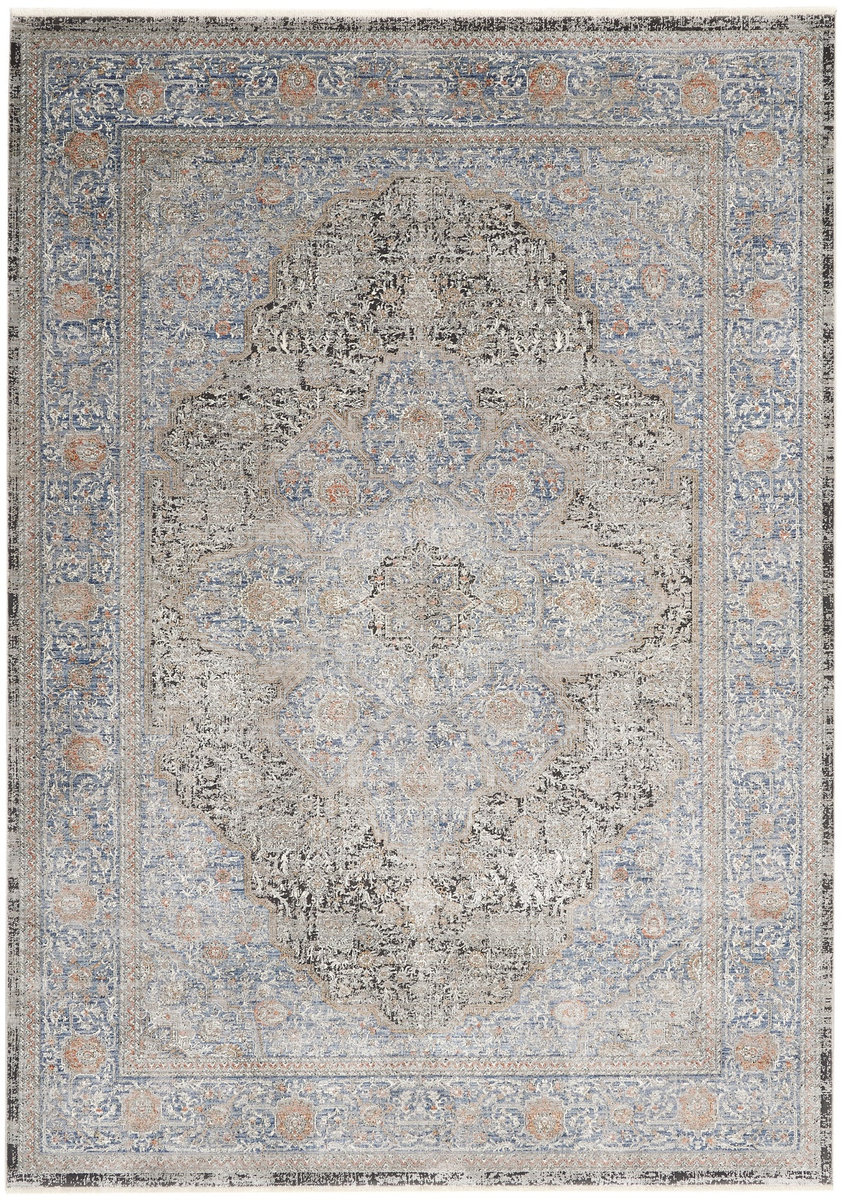 Starry Nights STN07 Blue Rug - Rectangle