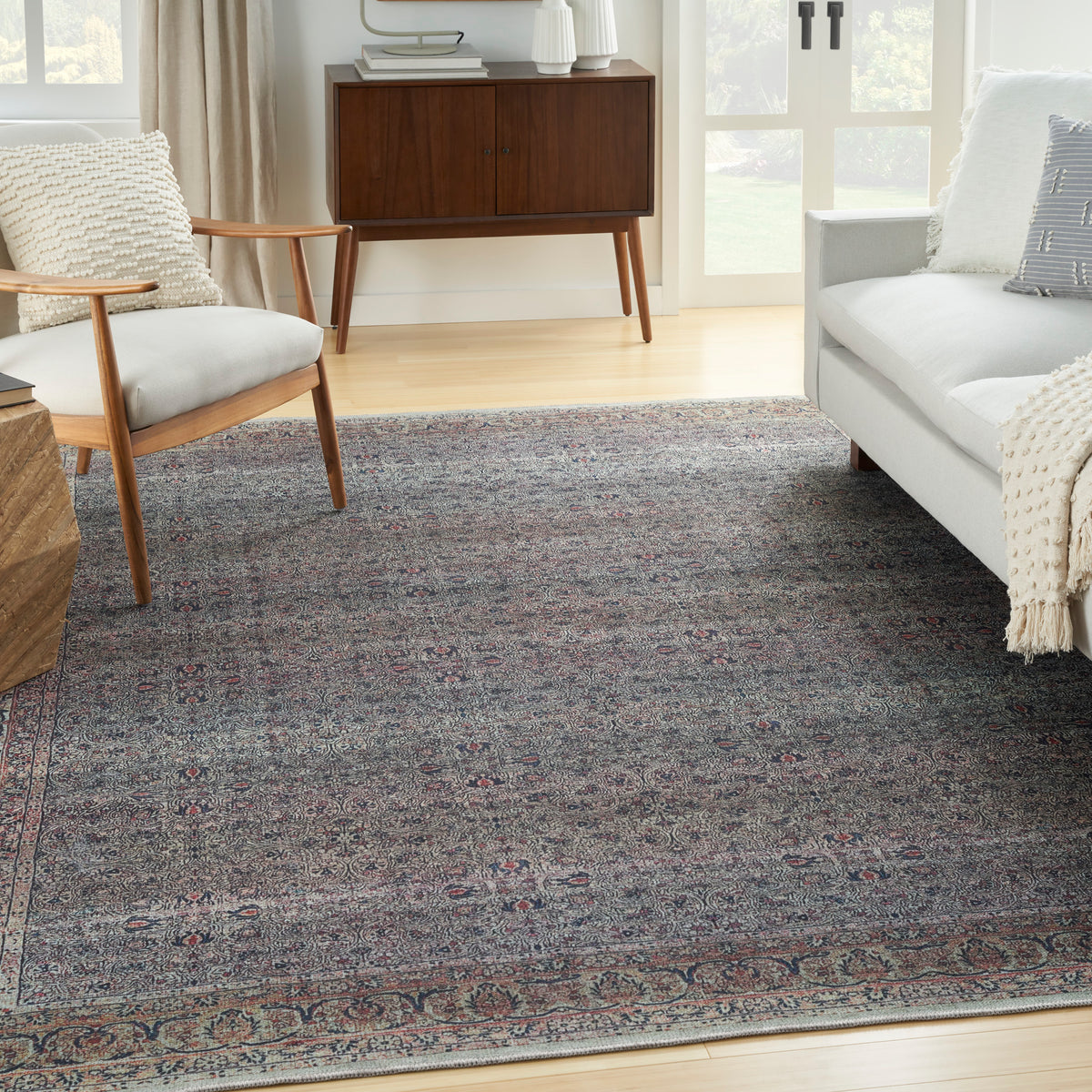 Grand Washables GRW04 Emerald Rug - room scene