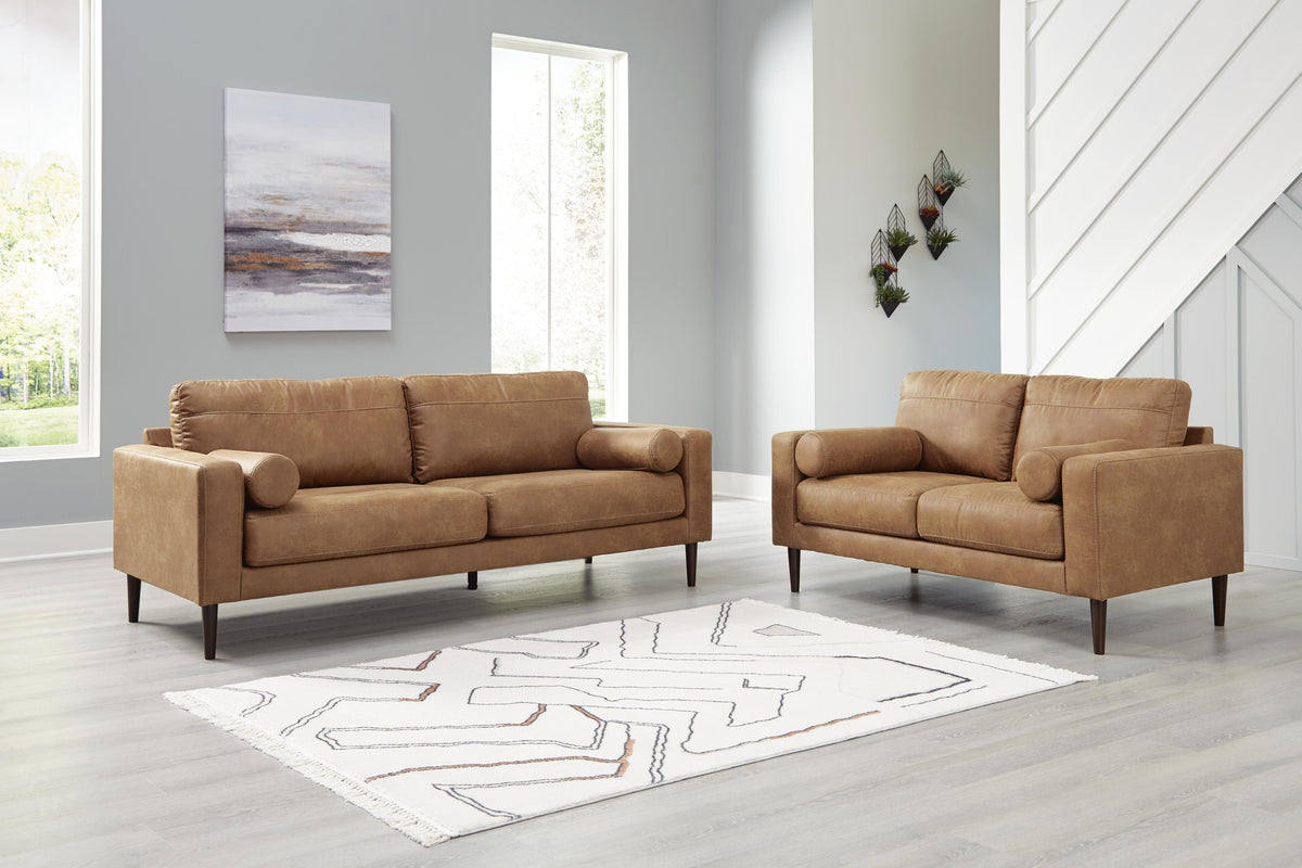 Telora Sofa and Loveseat