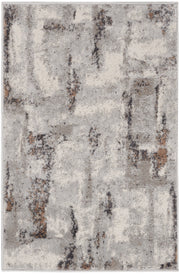 Elation ETN06 Grey Ivory Rug - Rectangle