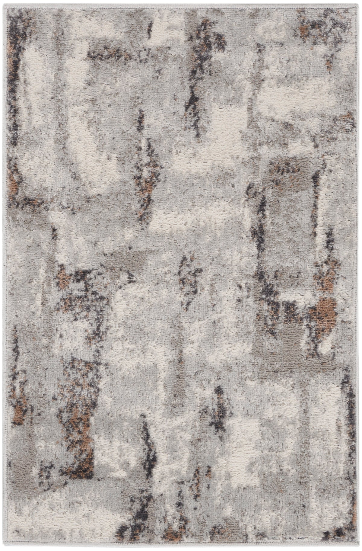 Elation ETN06 Grey Ivory Rug - Rectangle