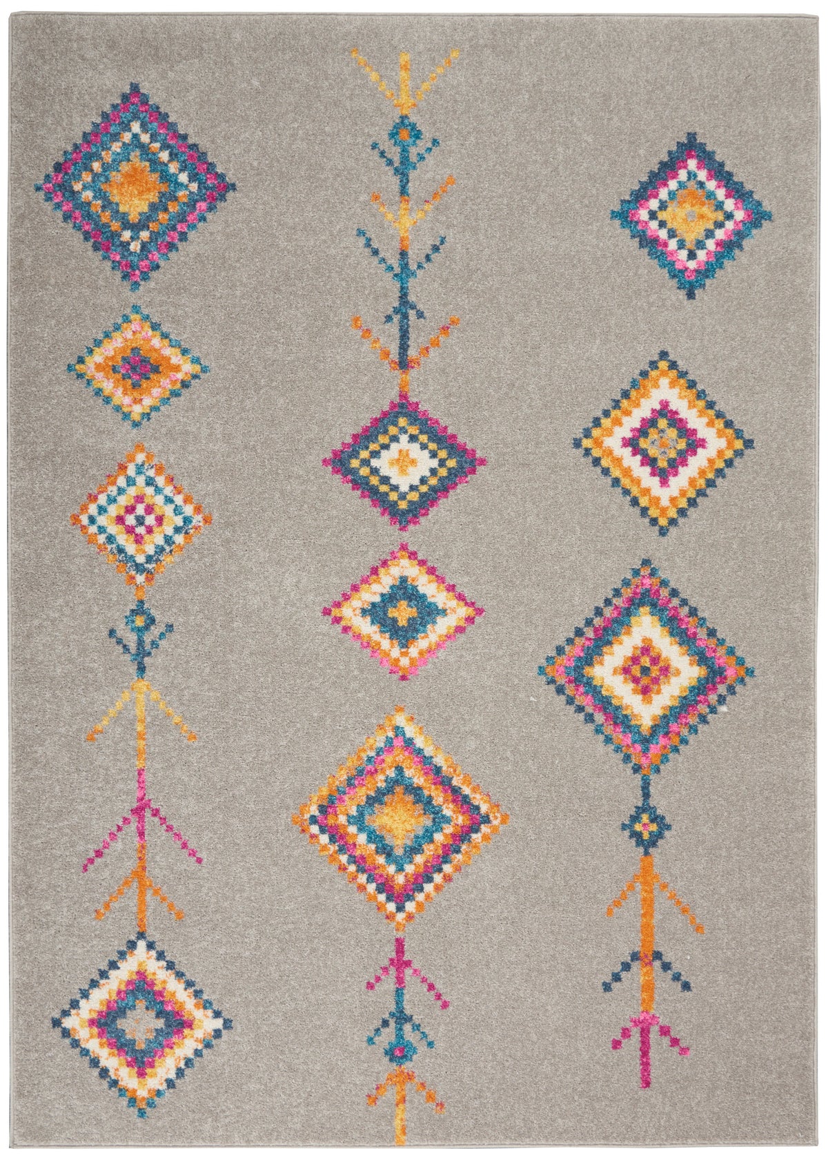 Passion PSN46 Grey Multicolor Rug - Rectangle
