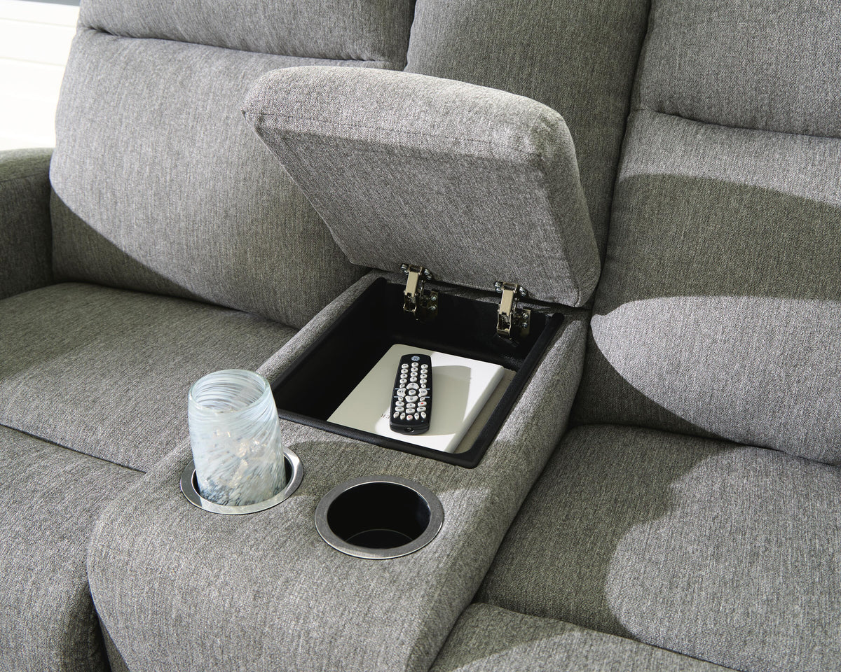 Gauntlet DBL Rec Loveseat w/Console Chenille