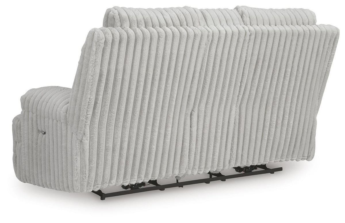 Rhines Falls DBL REC PWR Loveseat w/Console Velvet