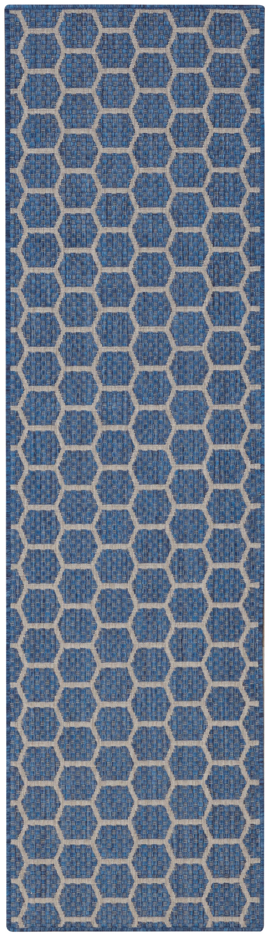 Twist Reversible TWS01 Blue Rug - Runner