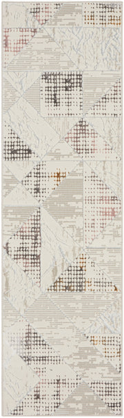 Glitz GLZ04 Ivory Multicolor Rug - Runner