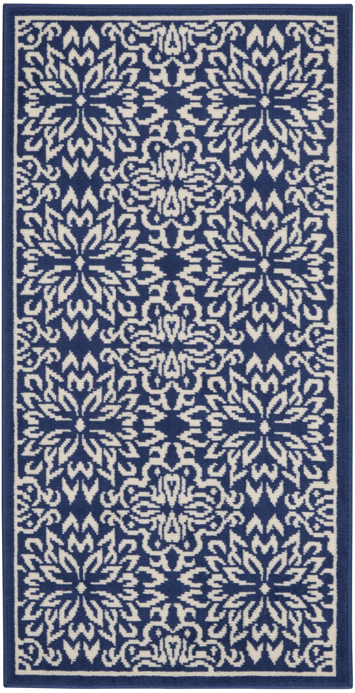 Jubilant JUB06 Navy Ivory Rug - Rectangle