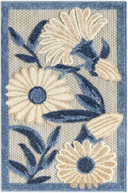 Aloha ALH33 Blue Grey Rug - Rectangle