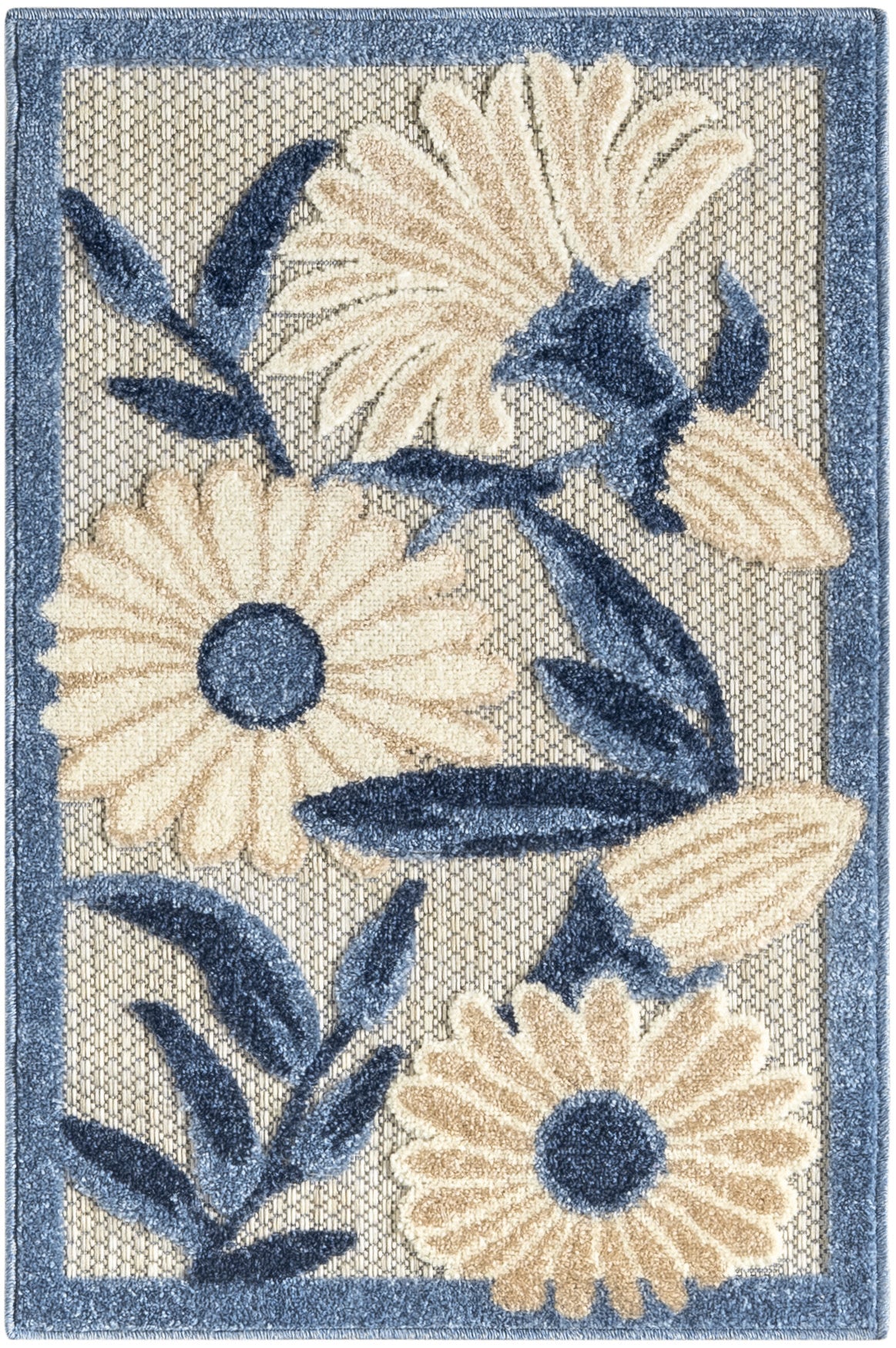 Aloha ALH33 Blue Grey Rug - Rectangle