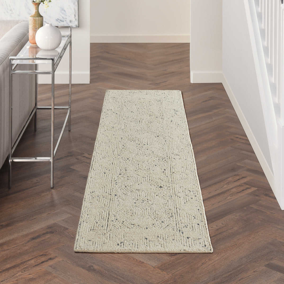 Colorado CLR05 Ivory Navy Rug - room scene