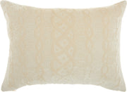 Lifestyle HR020 Ivory 14" x 20" Throw Pillows