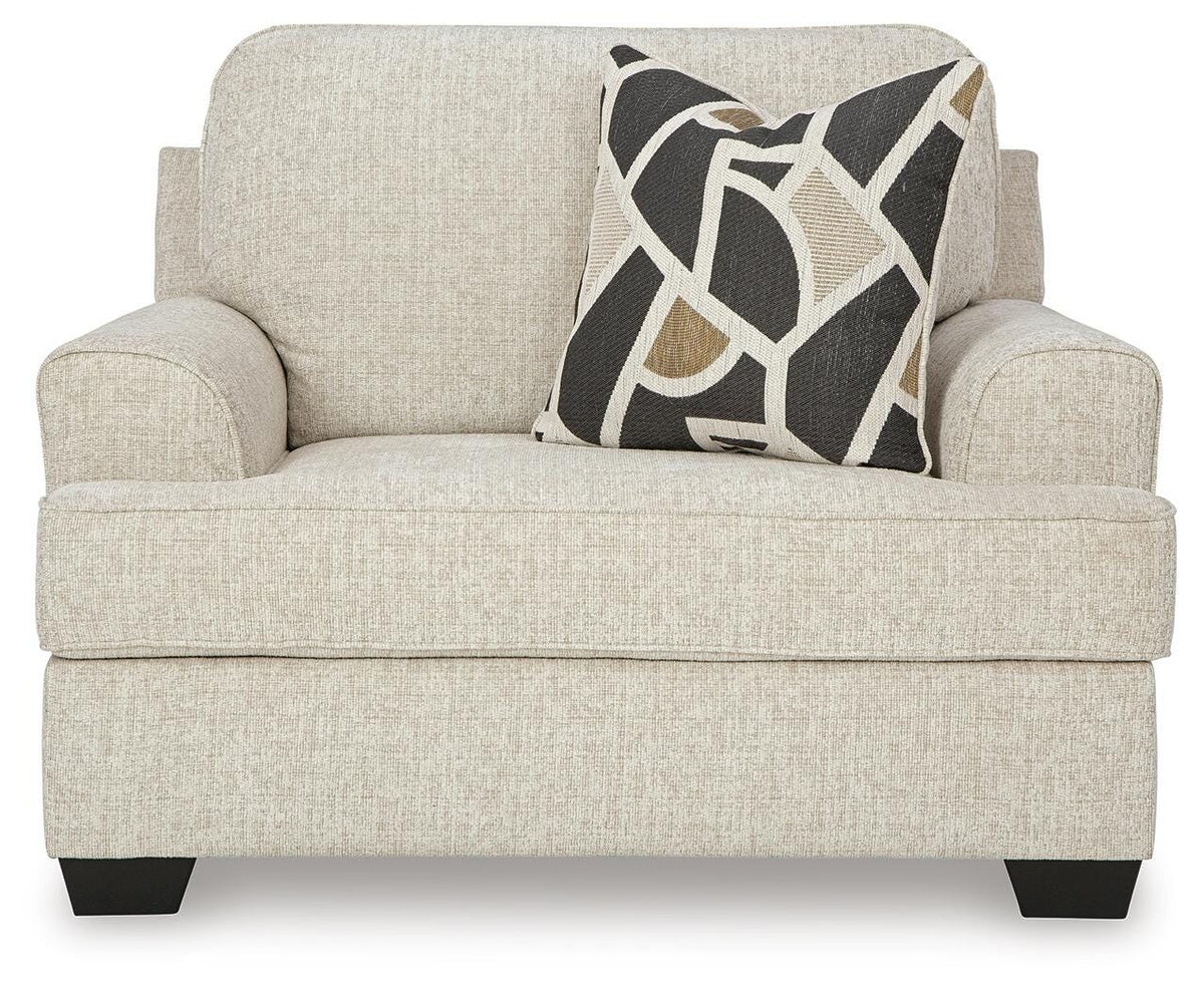 Heartcort Sofa, Loveseat, Oversized Chair and Ottoman