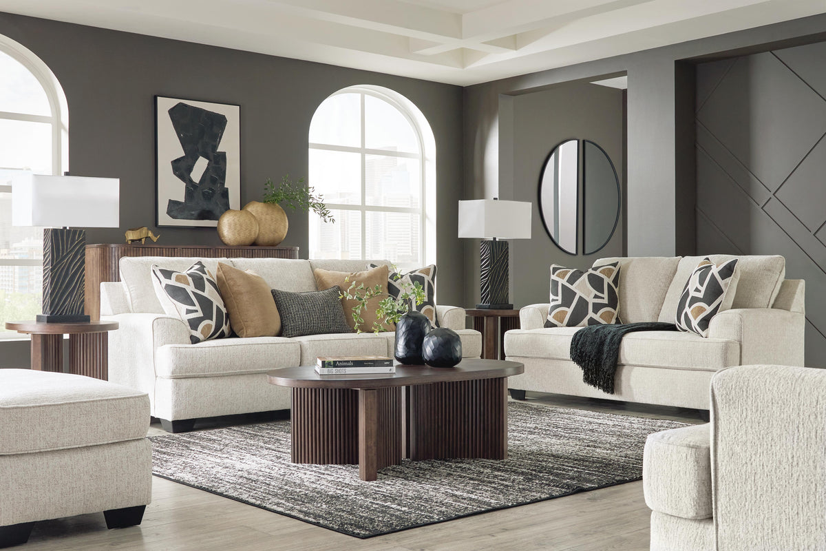 Heartcort Sofa, Loveseat, Oversized Chair and Ottoman