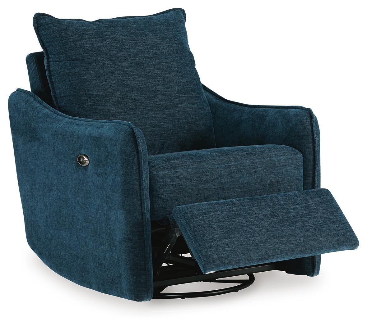McBurg Swivel Power Recliner Microfiber