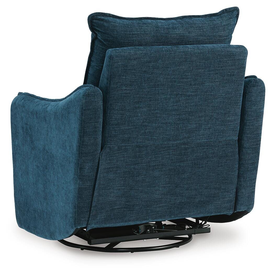 McBurg Swivel Power Recliner Microfiber