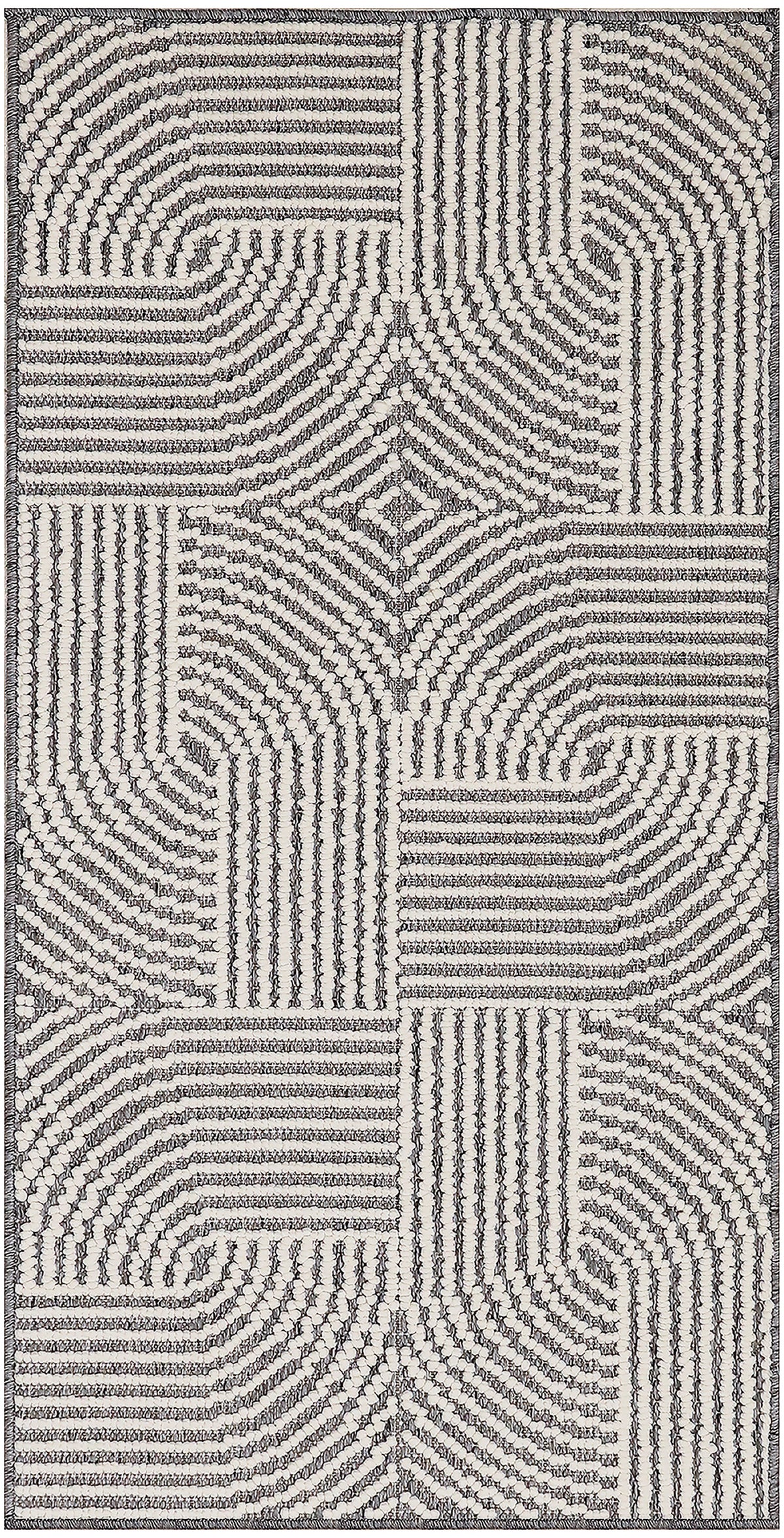 Natural Texture NTX02 Charcoal Ivory Rug - Rectangle