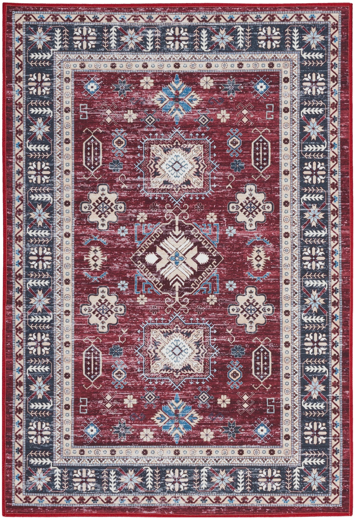 Fulton FUL03 Red Rug - Rectangle