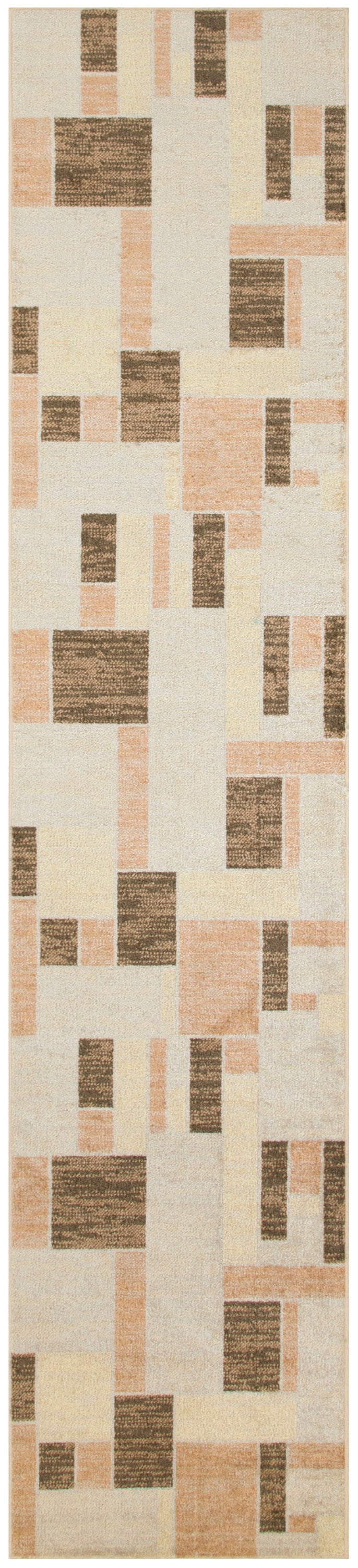 Astra Machine Washable ASW09 Beige Multicolor Rug - Runner