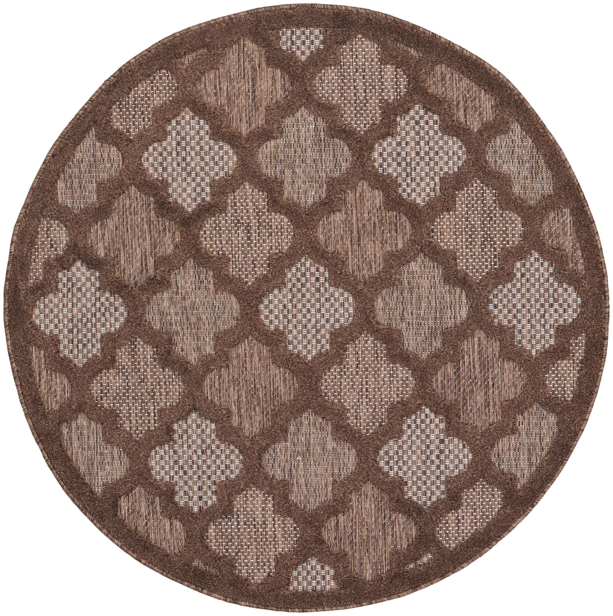 Easy Care NES01 Brown Rug - Round