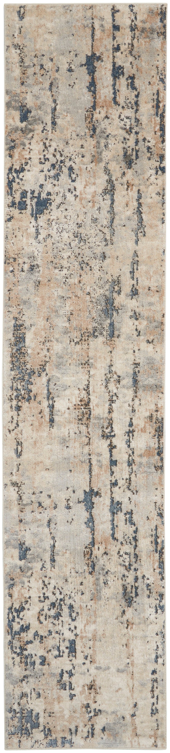 Quarry QUA01 Beige Grey Rug - Runner