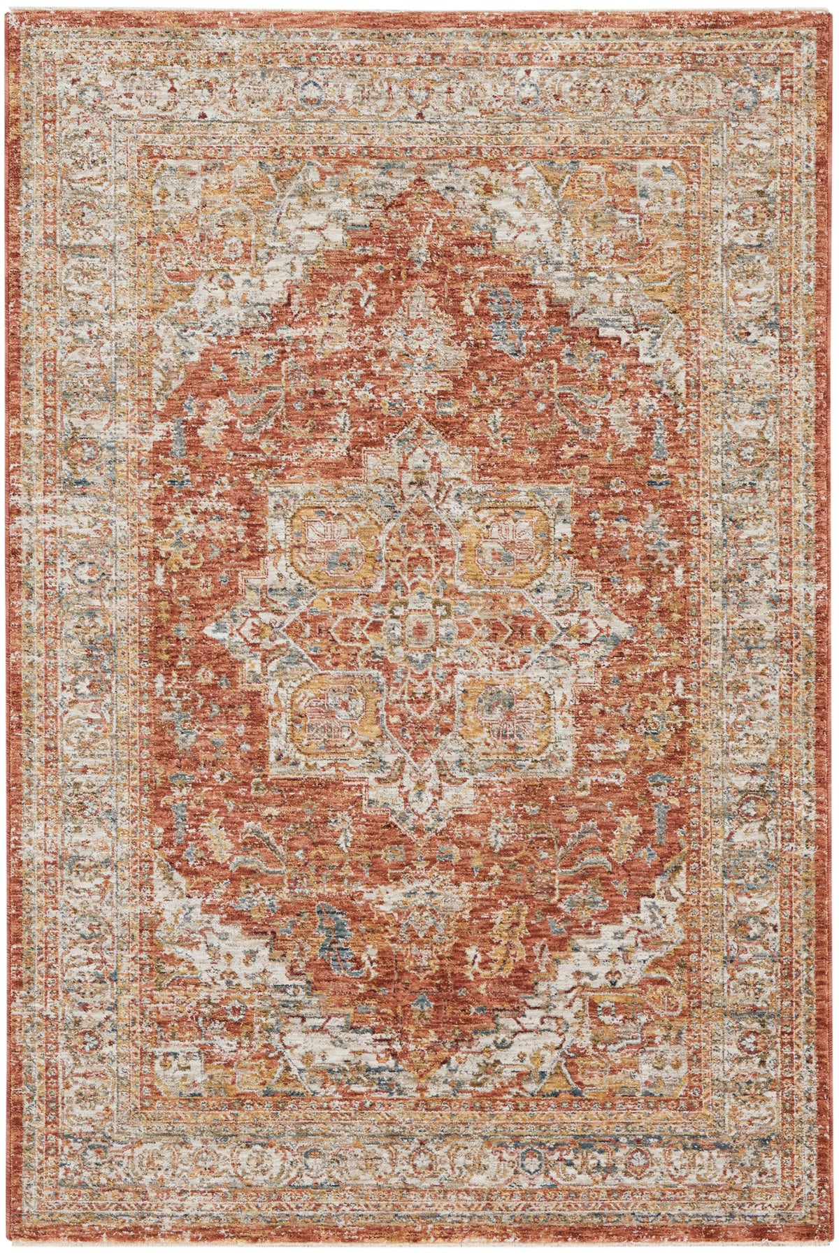 Sahar SHR06 Ivory Multicolor Rug - Rectangle