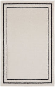 Nourison Essentials NRE02 Ivory Black Rug - Rectangle