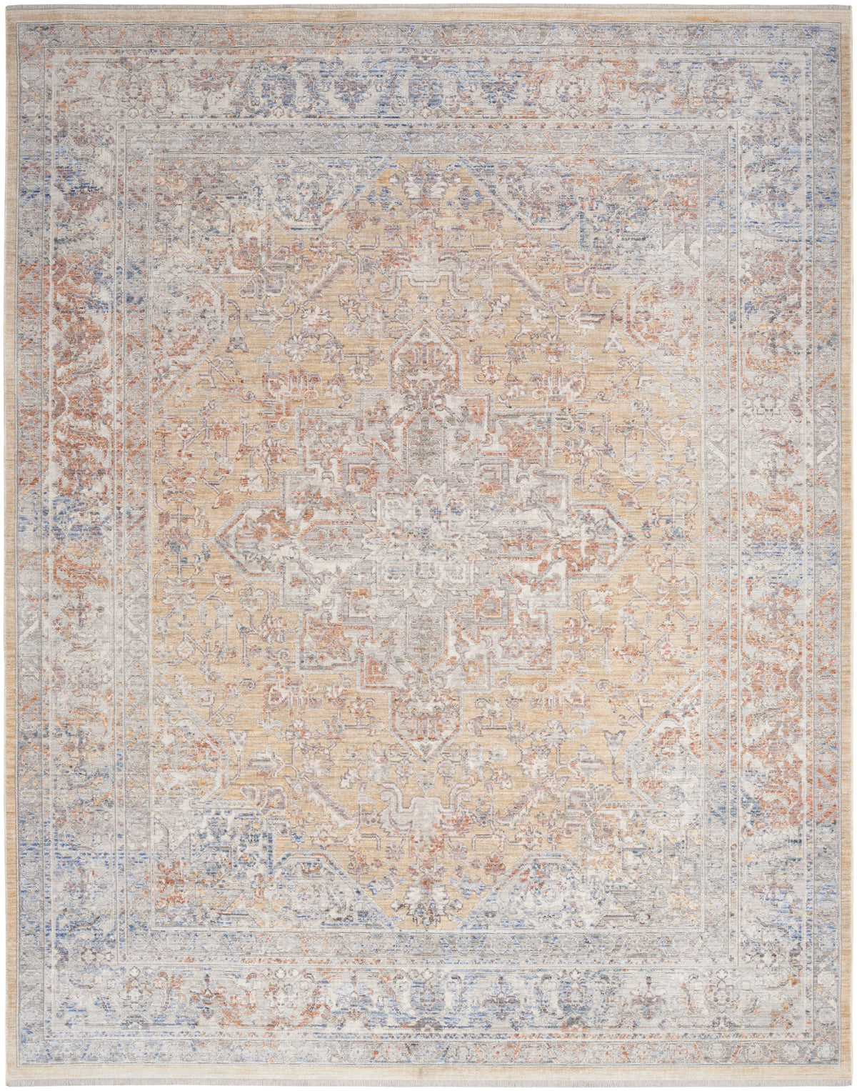 Elegant Heirlooms ELH01 Grey Gold Rug - Rectangle