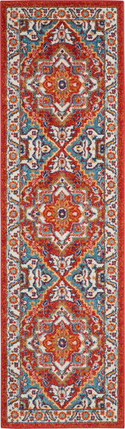 Passion PSN33 Red Multicolor Rug - Runner